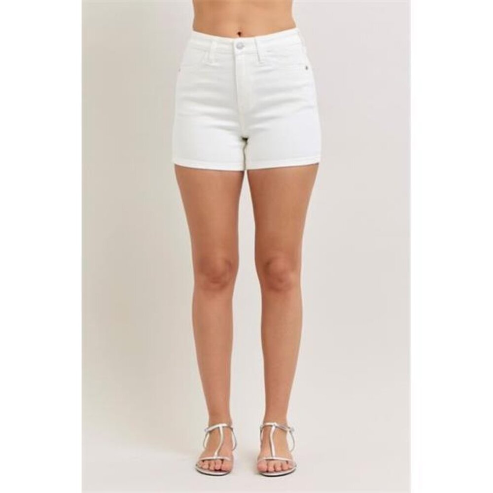 Judy Blue Full Size High-Waisted Slim‎ Short Plus Size